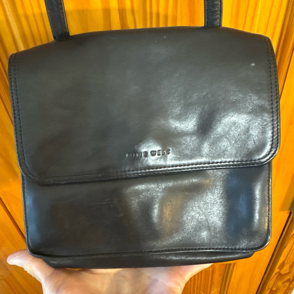 Nine West Navy Leather Bag